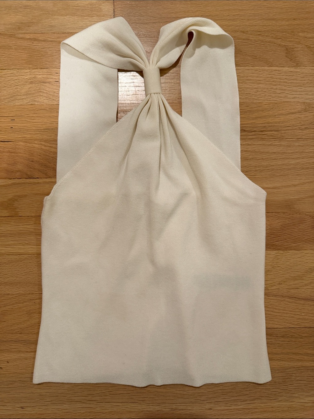 Meshki ivory knit tank
